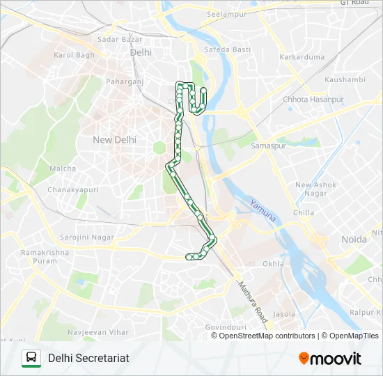 334 Bus Line Map