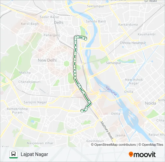 334 Bus Line Map