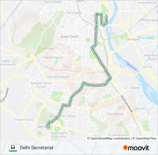 334 Bus Line Map