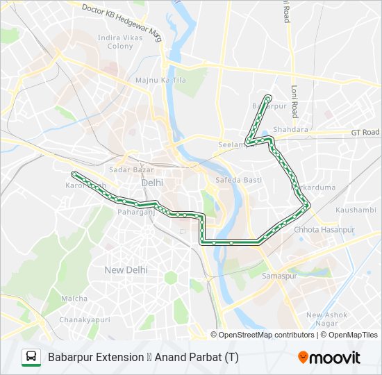 353 Bus Line Map