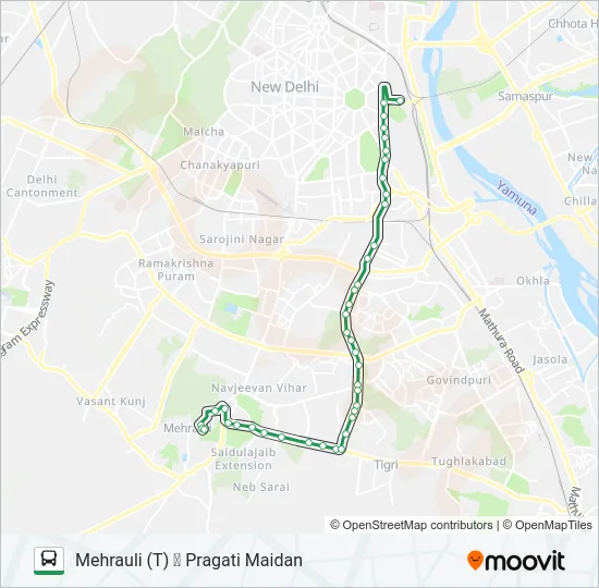 356 Bus Line Map