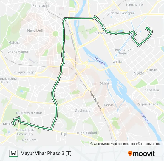 356 Bus Line Map