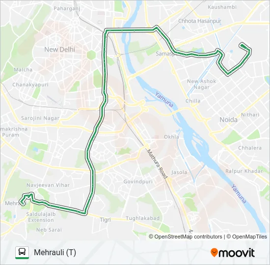 356 Bus Line Map