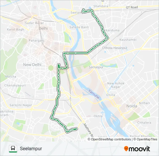 374 Bus Line Map