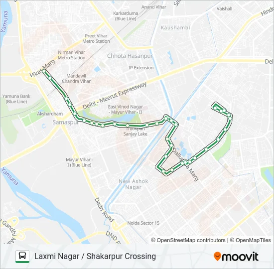 378 Bus Line Map