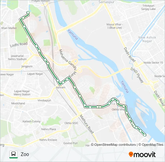 402 Bus Line Map