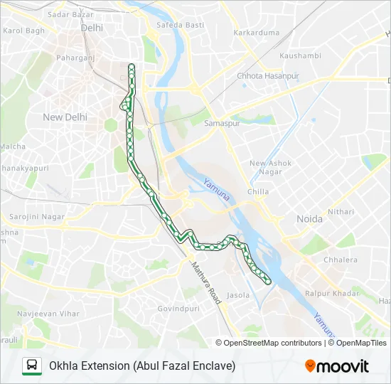 402 Bus Line Map