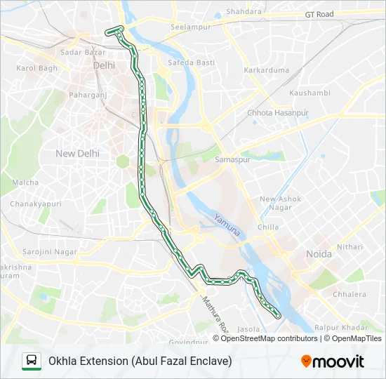 402 Bus Line Map