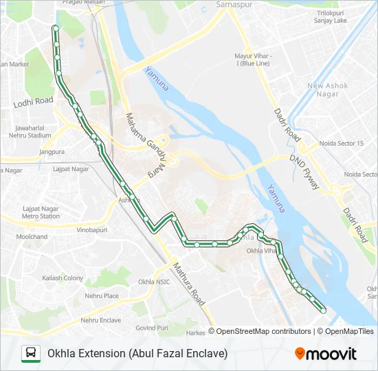 403 Bus Line Map