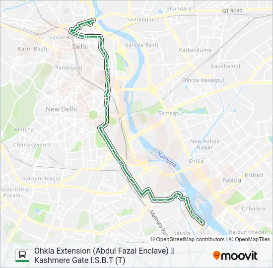 403 Bus Line Map