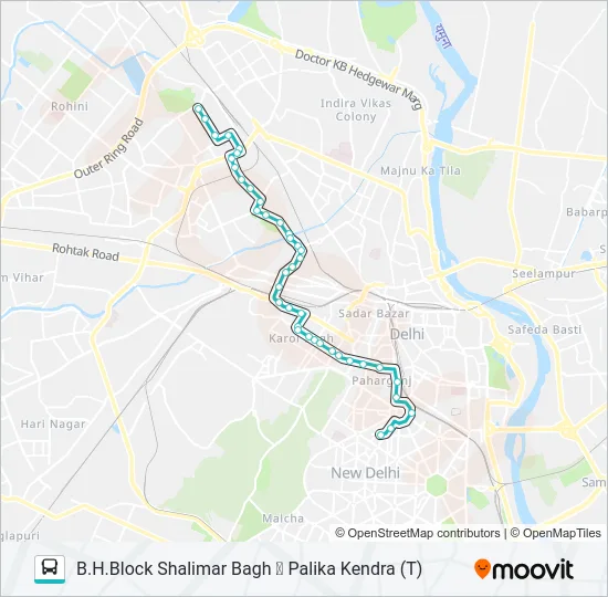 166 Bus Line Map