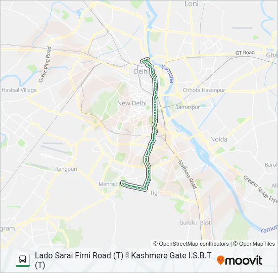 419 Bus Line Map