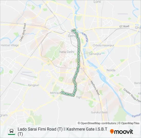 419 Bus Line Map