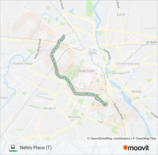 442 Bus Line Map