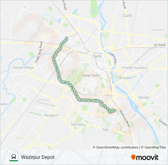 442 Bus Line Map