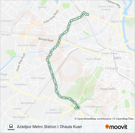 442 Bus Line Map