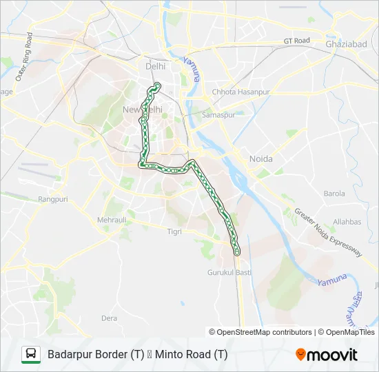 460 Bus Line Map