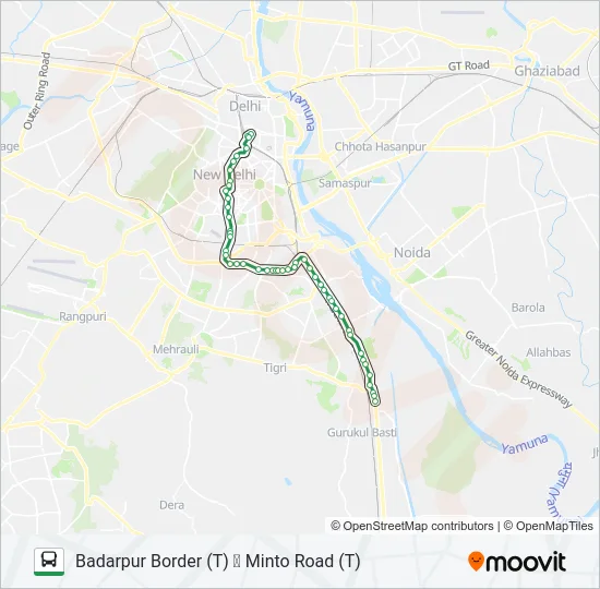460 Bus Line Map