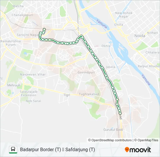 460 Bus Line Map