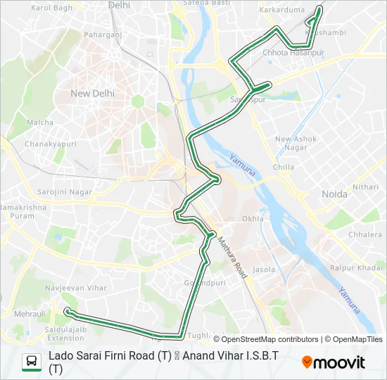 469 Bus Line Map