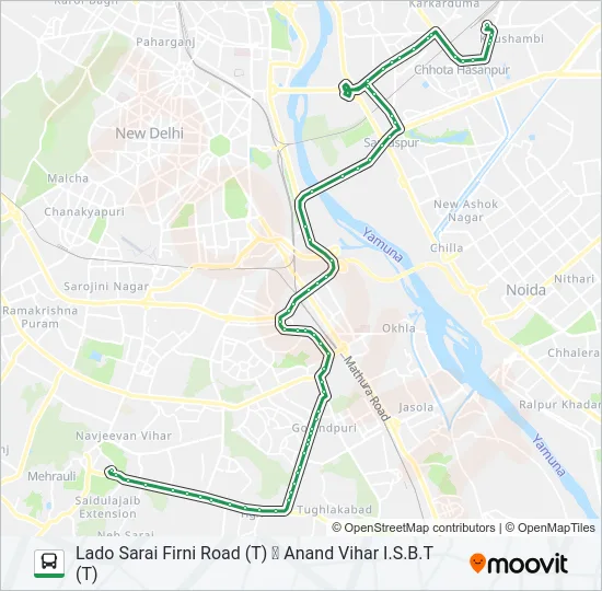 469 Bus Line Map