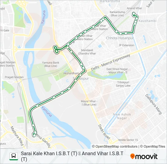 469 Bus Line Map