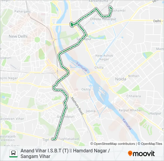 469 Bus Line Map