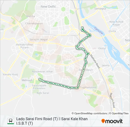 469 Bus Line Map