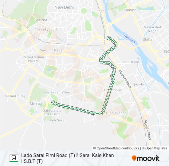 469 bus Line Map