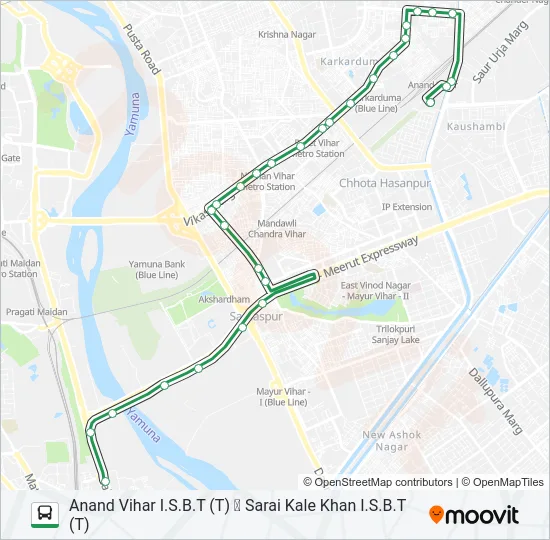 473 Bus Line Map