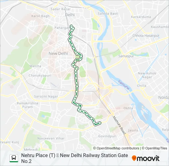 440A Bus Line Map