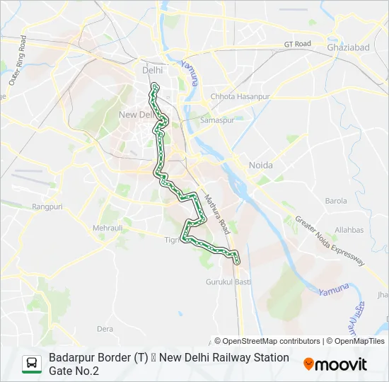 440A Bus Line Map