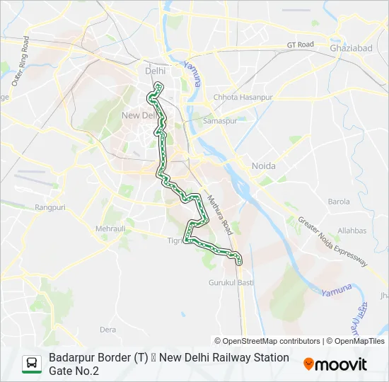 440A Bus Line Map