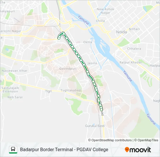 460STL Bus Line Map
