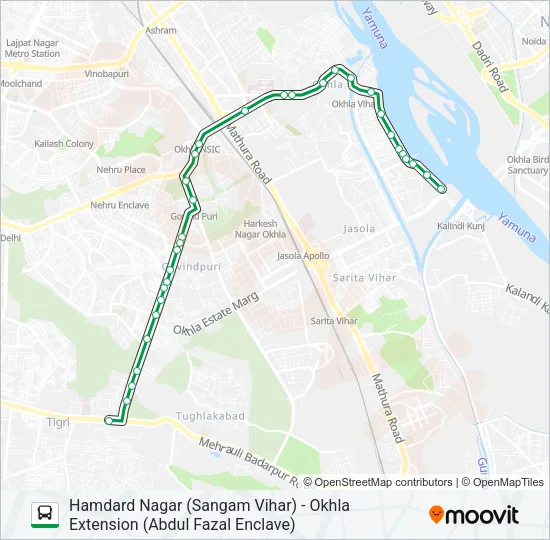 463STL Bus Line Map