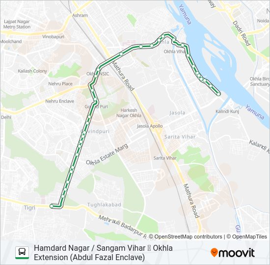 463STL bus Line Map