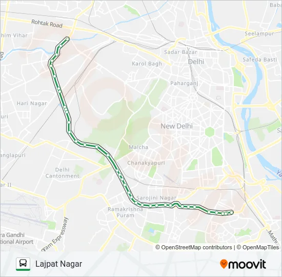 479 Bus Line Map
