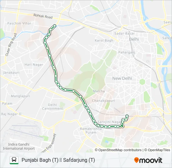 479 Bus Line Map