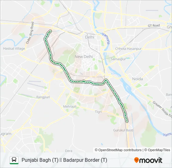 479 Bus Line Map