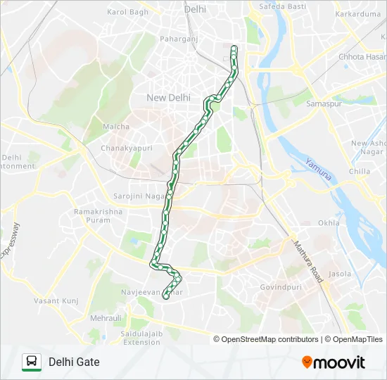 503 Bus Line Map