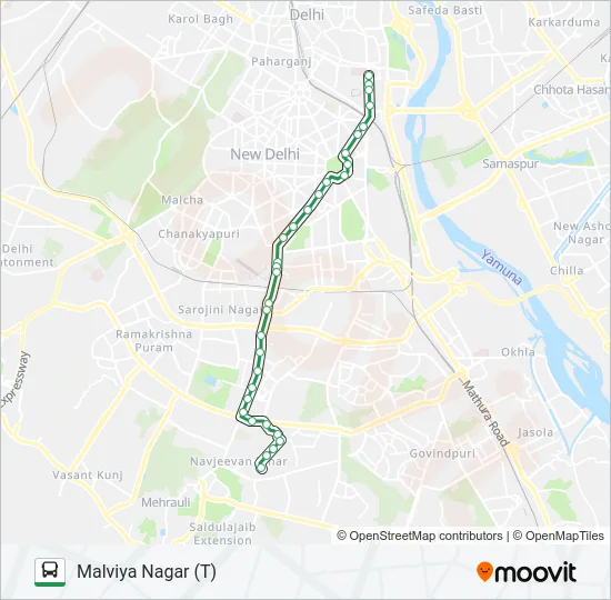 503 Bus Line Map