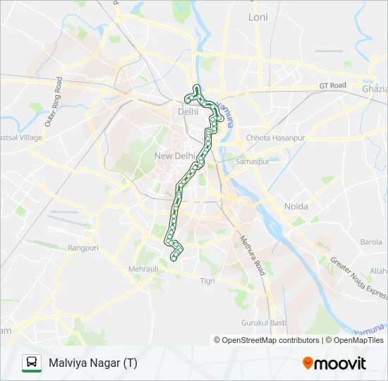503 Bus Line Map