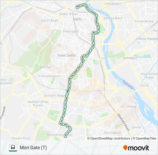 503 Bus Line Map