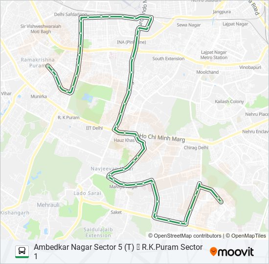 512 bus Line Map