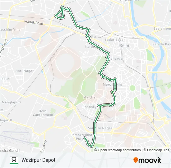 610 Bus Line Map