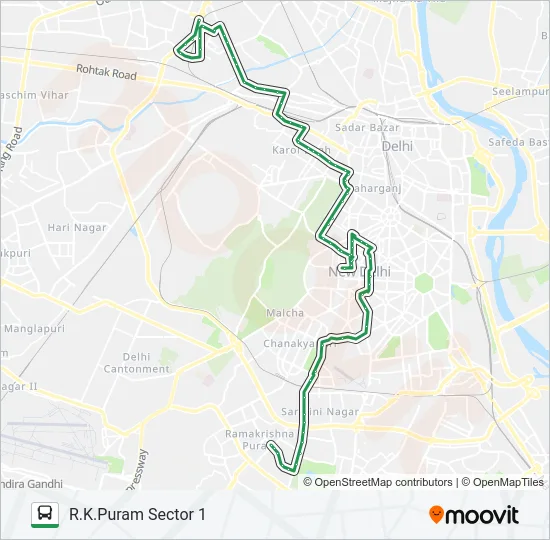 610 Bus Line Map