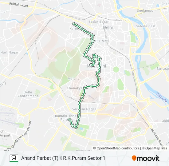 610 Bus Line Map