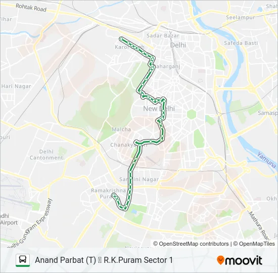 610 Bus Line Map
