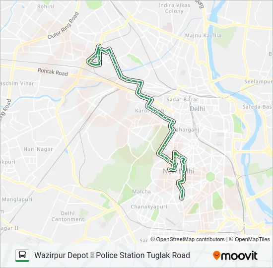 610 Bus Line Map