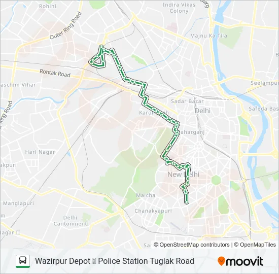 610 Bus Line Map